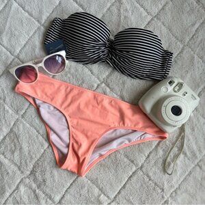Victoria’s Secret PINK | Coral Full Coverage Bikini Bottoms | Size Large